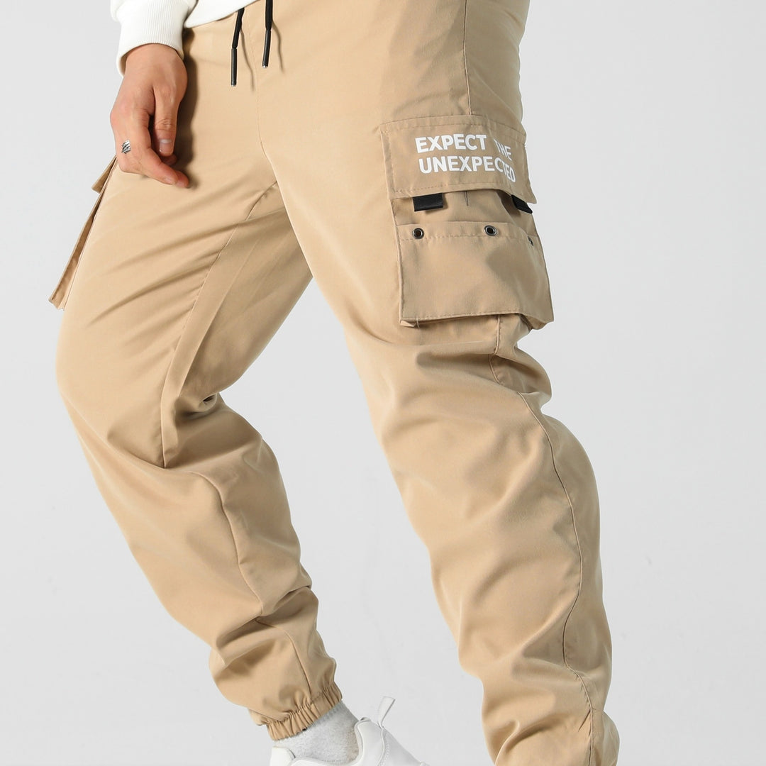 Herren Tapered Cargo-Jogginghose mit elastischem Bund, Multifachtaschen & Bündchen Nord Taschen