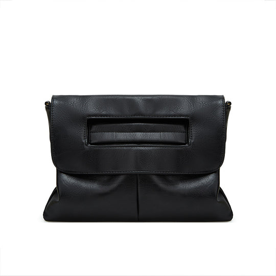 Damen Clutch-Tasche mit elegantem Faltendesign und verstellbarem Trageriemen Nord Taschen