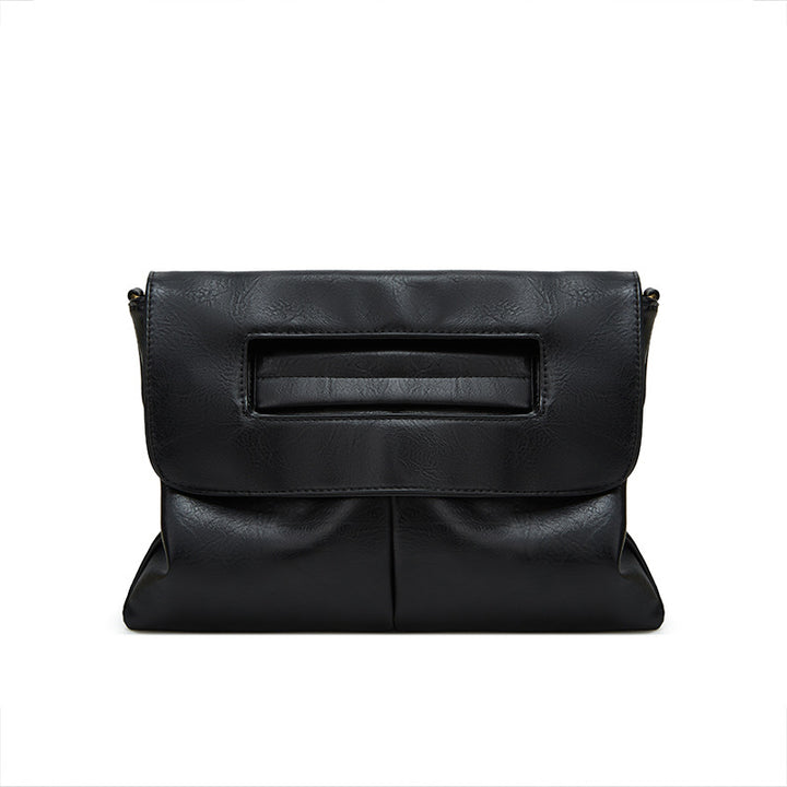 Damen Clutch-Tasche mit elegantem Faltendesign und verstellbarem Trageriemen Nord Taschen