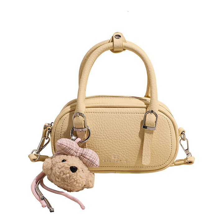 Damen Mini-Handtasche mit herausnehmbarem Teddy-Anhänger Nord Taschen