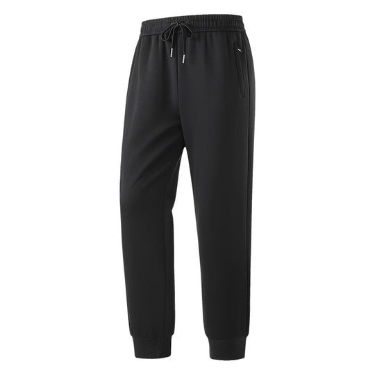 Herren Slim-Fit Freizeithose aus atmungsaktivem Funktionsfleece mit Kordelbund, Reißverschlusstaschen & Rippbündchen Nord Taschen