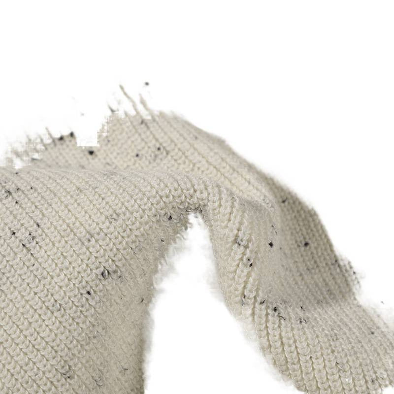 Unisex Großer Rundhals‑Strickpullover aus Mélange‑Garn mit abgesenkter Schulter Nord Taschen