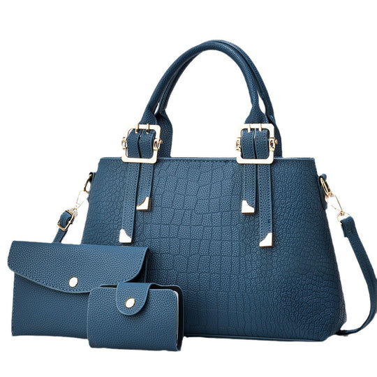 Damen luxuriöse Handtasche mit abnehmbarem Portemonnaie Nord Taschen