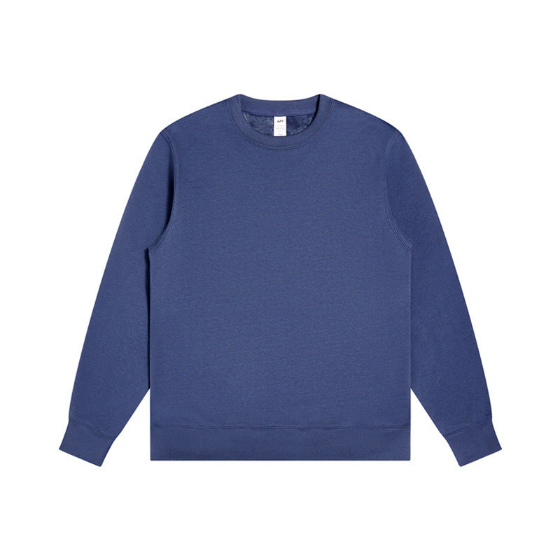 Unisex Minimalistisches Baumwoll-Sweatshirt mit Rundhals, Rippbündchen & Relaxed Fit Nord Taschen
