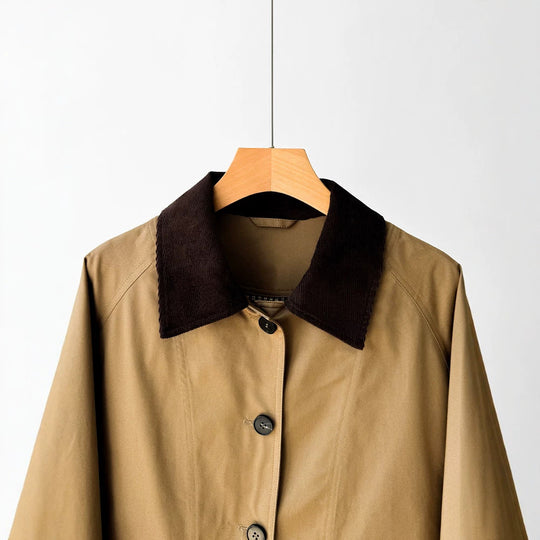 Damen Trendige Übergangsjacke mit hohem Kragen Nord Taschen