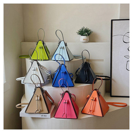 Damen geometrische Hobo-Tasche mit verstellbarem Schulterriemen und stilvollem Kordelzug Nord Taschen