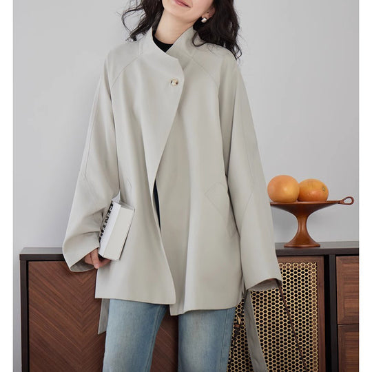 Damen Weit geschnittene Jacke mit modernen Details Nord Taschen
