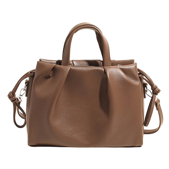 Damen Designer Handtasche mit strukturiertem Leder und abnehmbarem Schulterriemen Nord Taschen