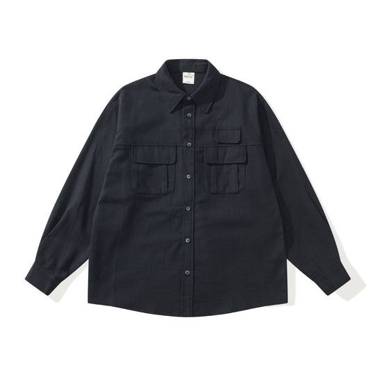 Herren Utility-Overshirt mit großen Pattentaschen und Boxy-Schnitt Nord Taschen