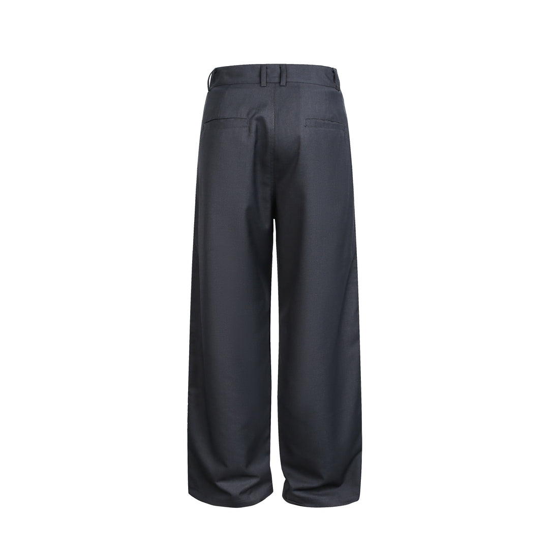 Damen Hochgeschnittene weite Cargohose mit Karomuster‑Pattentaschen Nord Taschen