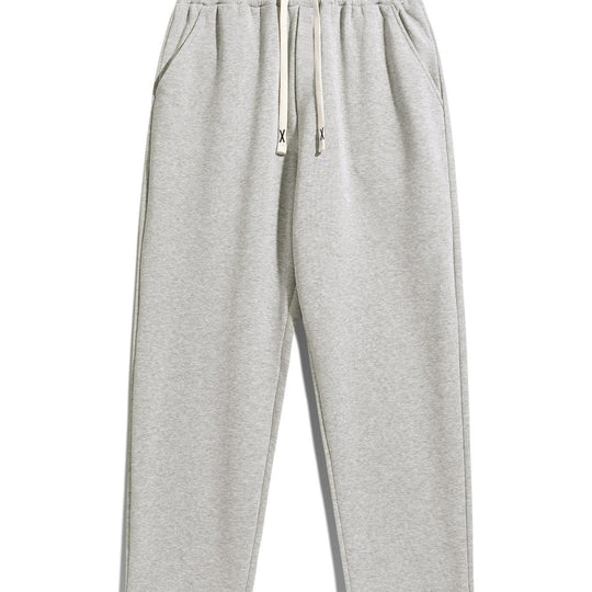 Herren Konisch zulaufende Fleece-Jogginghose mit elastischem Bund, Kordelzug & vorgeformten Knien Nord Taschen