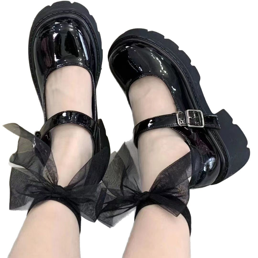 Damen Stilvolle Plateauschuhe mit verstellbarem Riemen Nord Taschen