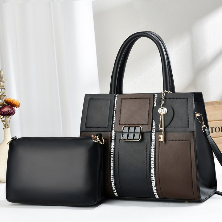 Damen elegante Handtasche mit abnehmbarer Clutch Nord Taschen