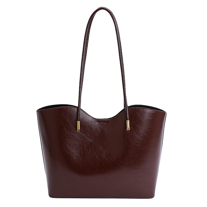 Damen elegante Shopper-Tasche mit geschwungener Silhouette Nord Taschen