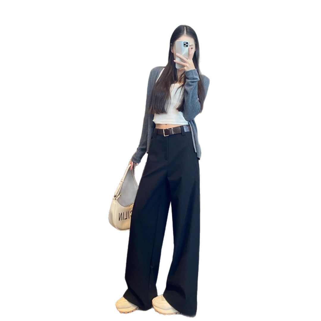 Damen Modische und lässige Hochtausende Hose Nord Taschen