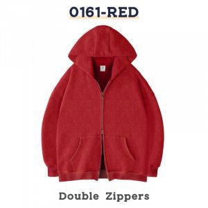 Unisex Oversized Kapuzenjacke mit Doppelreißverschluss und Kängurutaschen Nord Taschen