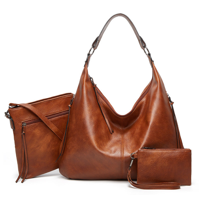 Damen Hobo-Tasche mit abnehmbarem Innenbeutel und praktischen Reißverschlussfächern Nord Taschen