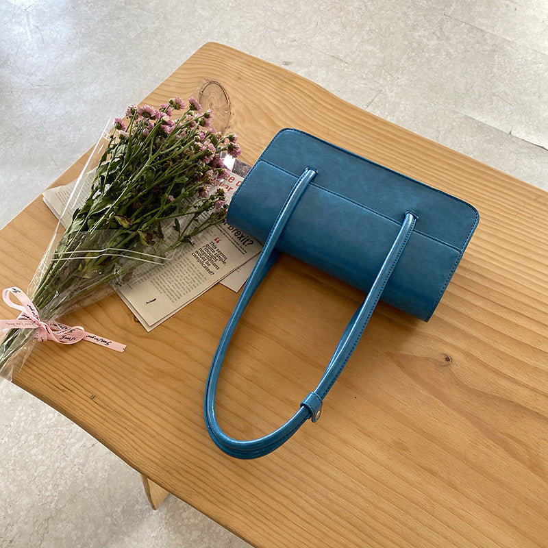 Damen Handtasche mit strukturiertem Kunstleder und stilvollem Klappenverschluss Nord Taschen