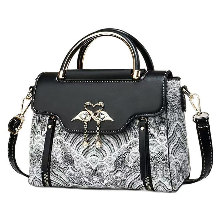 Damen stilvolle Handtasche mit verspieltem Design Nord Taschen