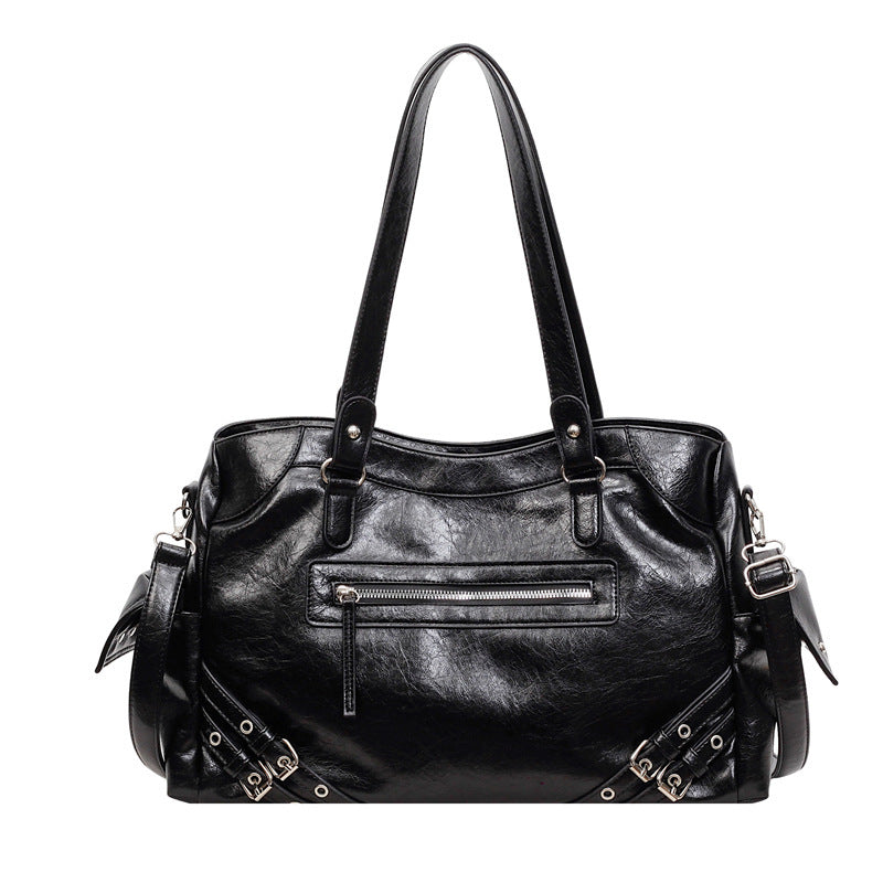 Damen modische Handtasche mit strukturierten Akzenten und praktischen Fächern Nord Taschen