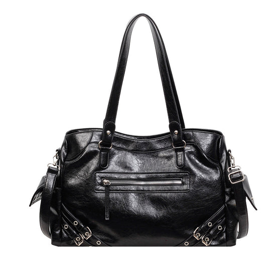 Damen modische Handtasche mit strukturierten Akzenten und praktischen Fächern Nord Taschen