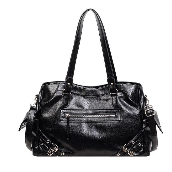 Damen modische Handtasche mit strukturierten Akzenten und praktischen Fächern Nord Taschen