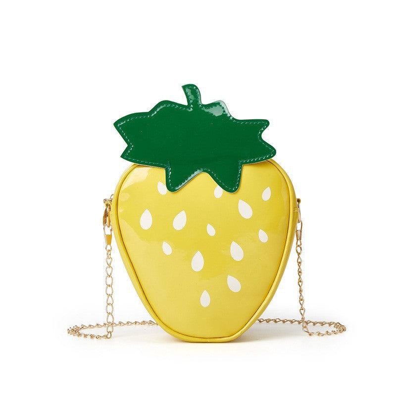 Damen Tasche im fruchtigen Erdbeer-Design mit abnehmbarem Schulterriemen Nord Taschen