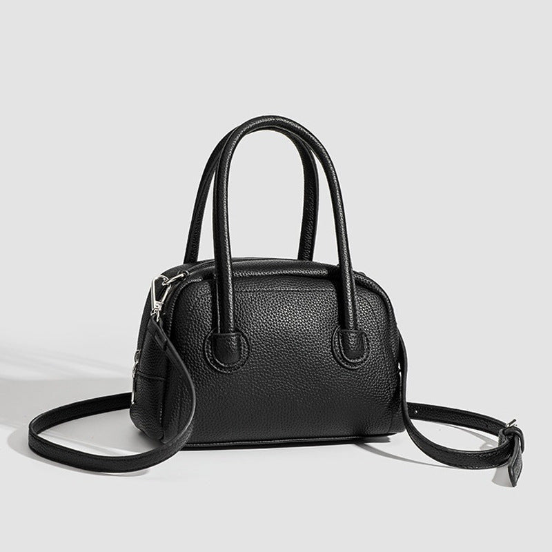 Damen Designer Handtasche im klassischen Stil mit elegantem Tragegriff Nord Taschen