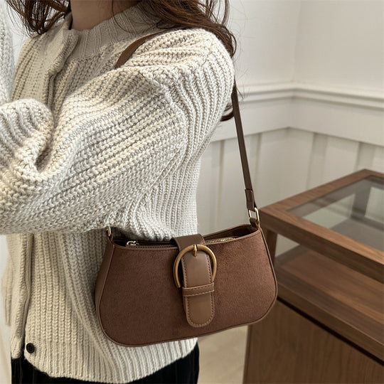 Damen modische Umhängetasche mit innovativem Verschluss Nord Taschen