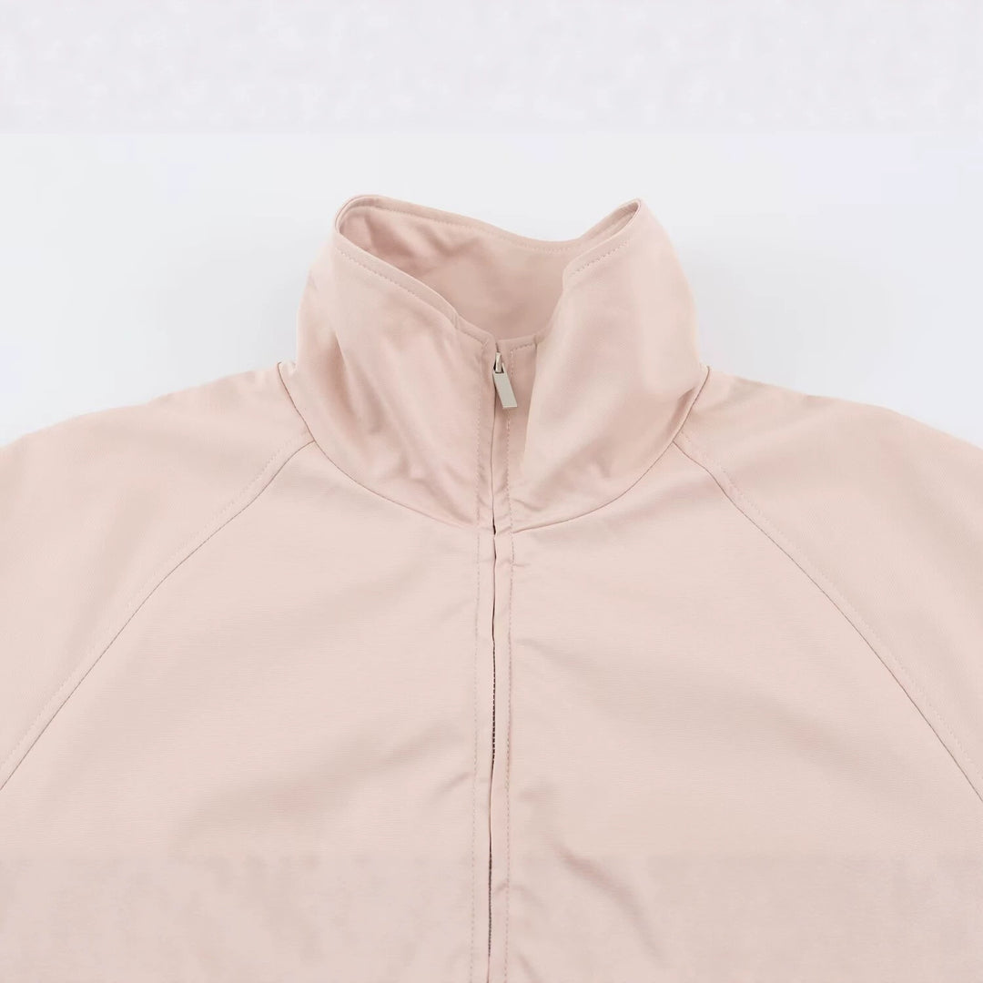 Damen Leichter Cropped‑Blouson mit hohem Funnelkragen und Raglanärmeln Nord Taschen