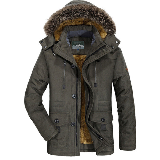 Herren Winterjacke mit Fleece-Futter Nord Taschen