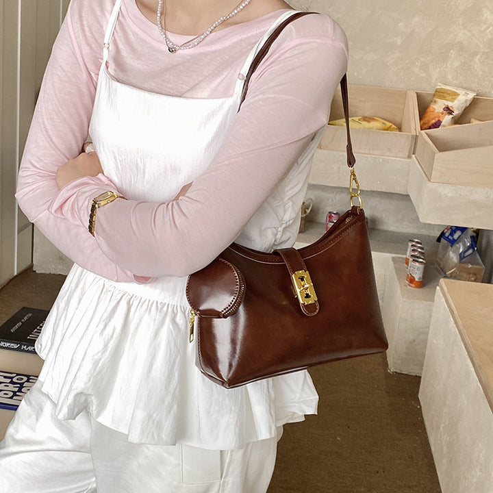 Damen elegante Umhängetasche mit strukturierter Tasche Nord Taschen