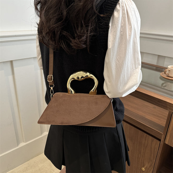 Damen elegante Handtasche mit luxuriösem Acrylgriff Nord Taschen