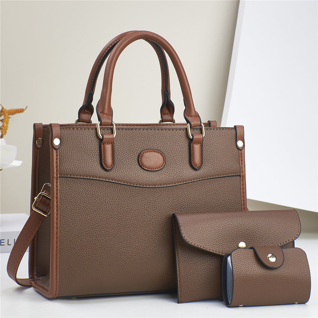 Damen Handtasche im strukturierten Design mit abnehmbarer Mini-Clutch Nord Taschen
