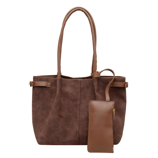 Damen modische Tragetasche aus hochwertigem Kunstleder mit abnehmbarem Mini-Organizer Nord Taschen