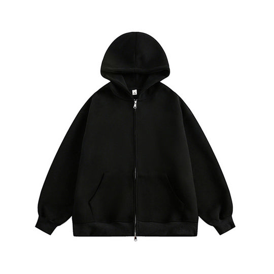 Unisex Oversize-Kapuzenjacke mit durchgehendem Reißverschluss und weichem Fleece-Innenfutter Nord Taschen