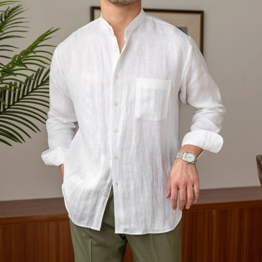 Herren Elegantes Langarm Businesshemd Nord Taschen