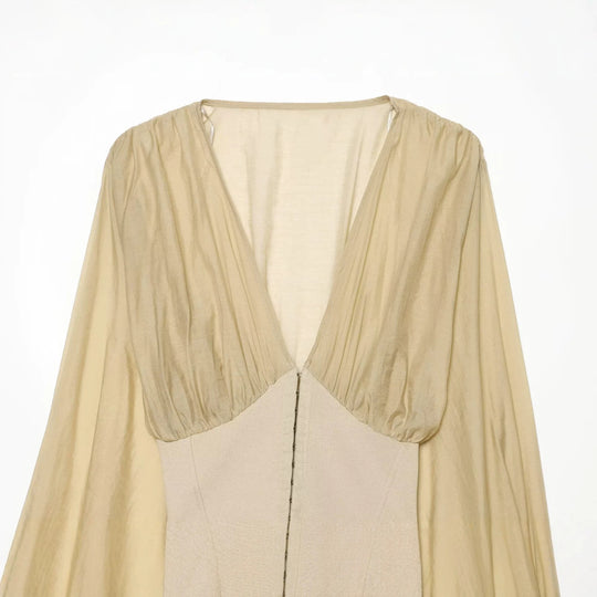 Damen Cape-Bolero mit Korsettbund und voluminösen Ballonärmeln Nord Taschen