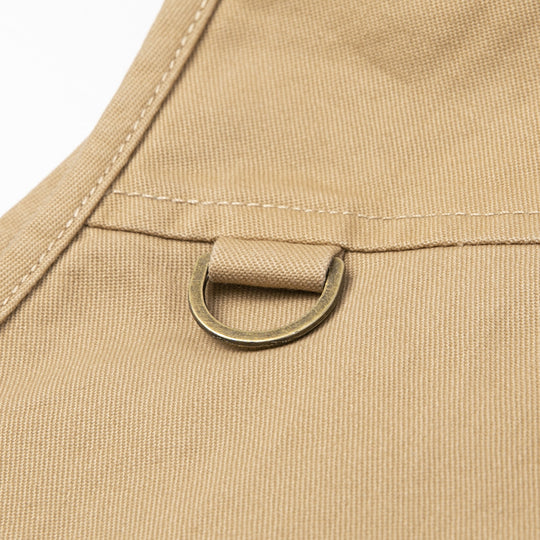 Herren Ärmellose Utility‑Weste mit V‑Ausschnitt, Baumwoll‑Canvas, Knopfleiste und großen Fronttaschen Nord Taschen