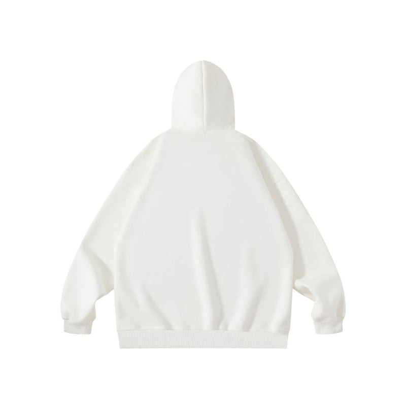 Unisex Oversize-Kapuzenpullover mit Statement-Print, French-Terry und Kängurutasche Nord Taschen