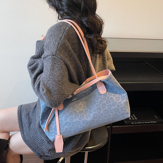 Damen Hobo-Tasche mit elegantem Leopardenmuster Nord Taschen