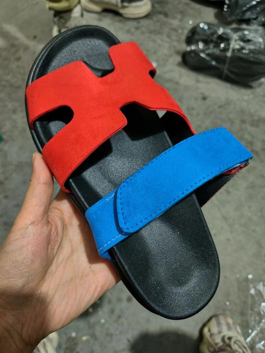 Damen Riemchen-Sandalen mit verstellbarem Klettverschluss und ergonomischer Sohle Nord Taschen