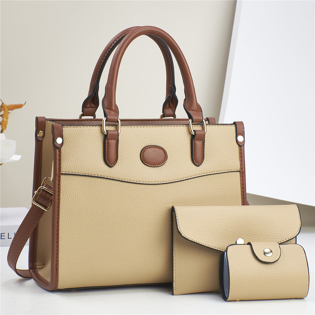 Damen Handtasche im strukturierten Design mit abnehmbarer Mini-Clutch Nord Taschen
