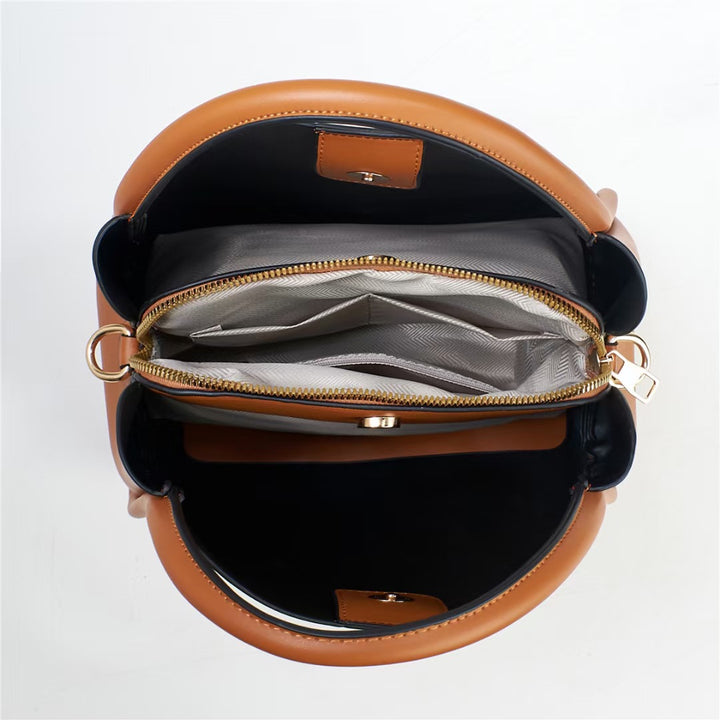 Damen elegante Handtasche mit verspieltem Schleifenakzent Nord Taschen