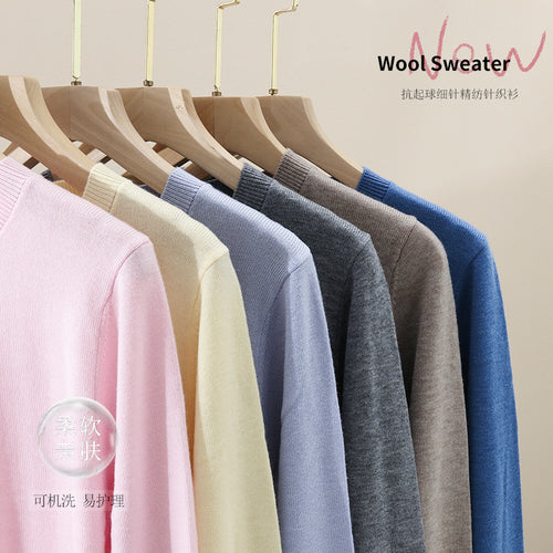 Damen Feiner Knopf-Cardigan mit Rundhalsausschnitt, schmaler Passform und Rippenabschlüssen Nord Taschen