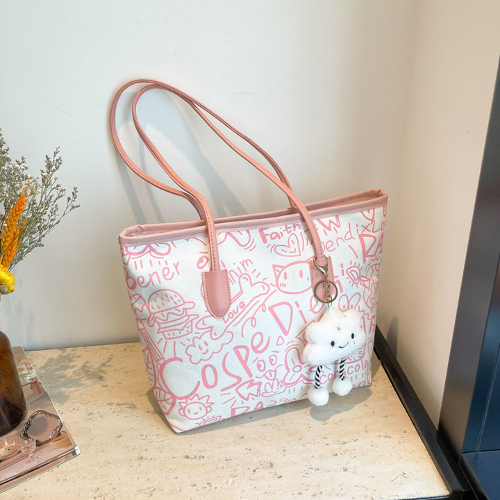 Damen Einkaufstasche mit kreativem Grafikdesign Nord Taschen
