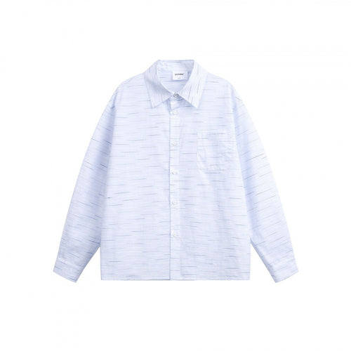 Unisex Weites Overshirt‑Hemd aus Baumwollmix mit Brusttasche und durchgehender Knopfleiste Nord Taschen
