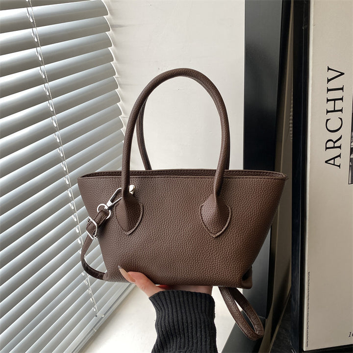Damen Handtasche mit strukturiertem Kunstleder und abnehmbarem Schulterriemen Nord Taschen