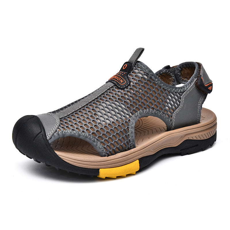 Herren Atmungsaktive Outdoor-Sandalen mit rutschfester Sohle und verstellbarem Riemen