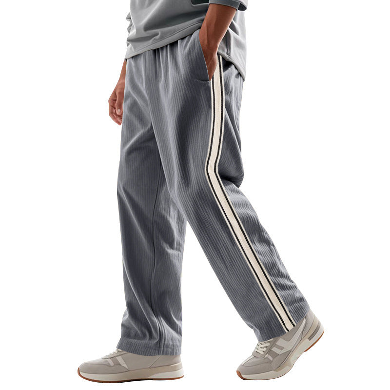 Herren Sportliche Freizeithose mit atmungsaktiven Einsätzen und komfortablem Kordelzug
